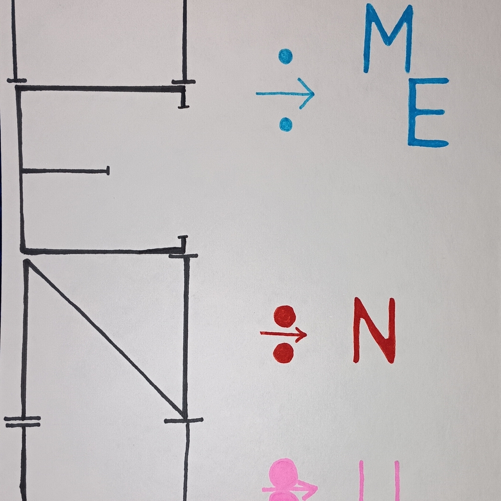 Abstract Art From Behind The Walls Menu